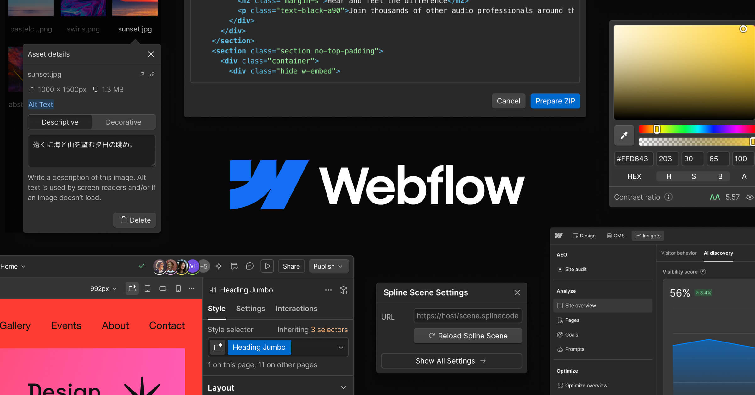 Webflow Open Graph image